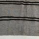 Striped Pattern Gray & Black Vintage Kilim Rug, 188x267Cm