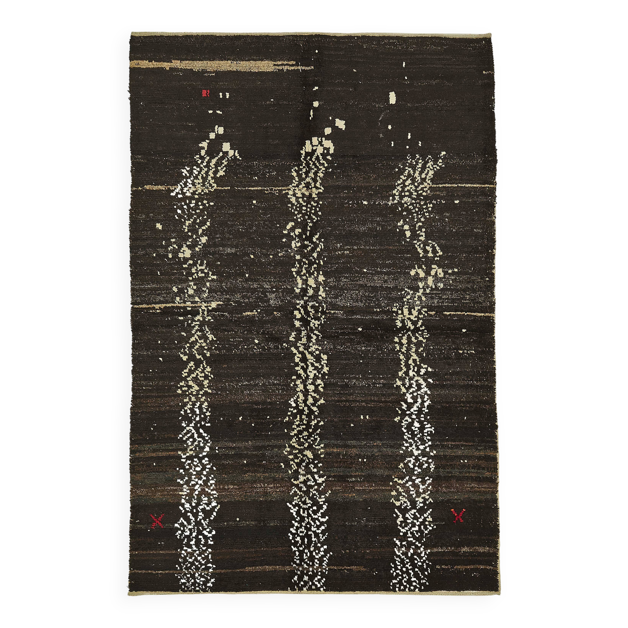 Tapis boho recyclé turc fait main 170 cm x 254 cm