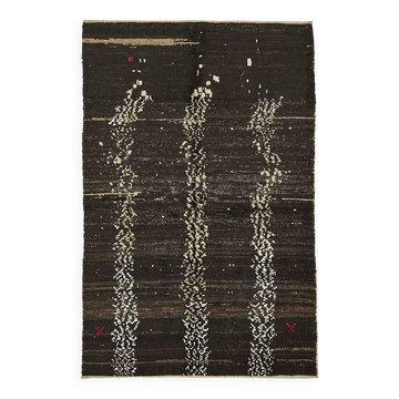 Tapis boho recyclé turc fait main 170 cm x 254 cm