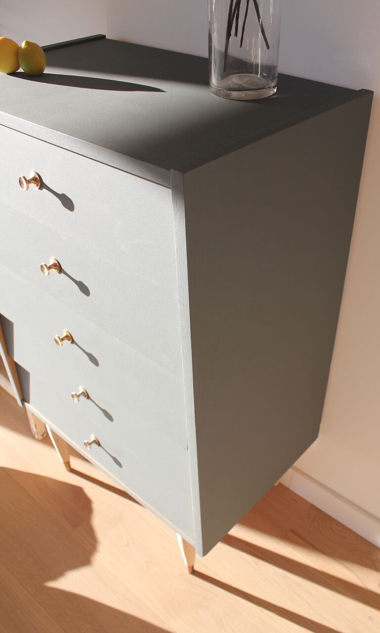 Repainted vintage dresser