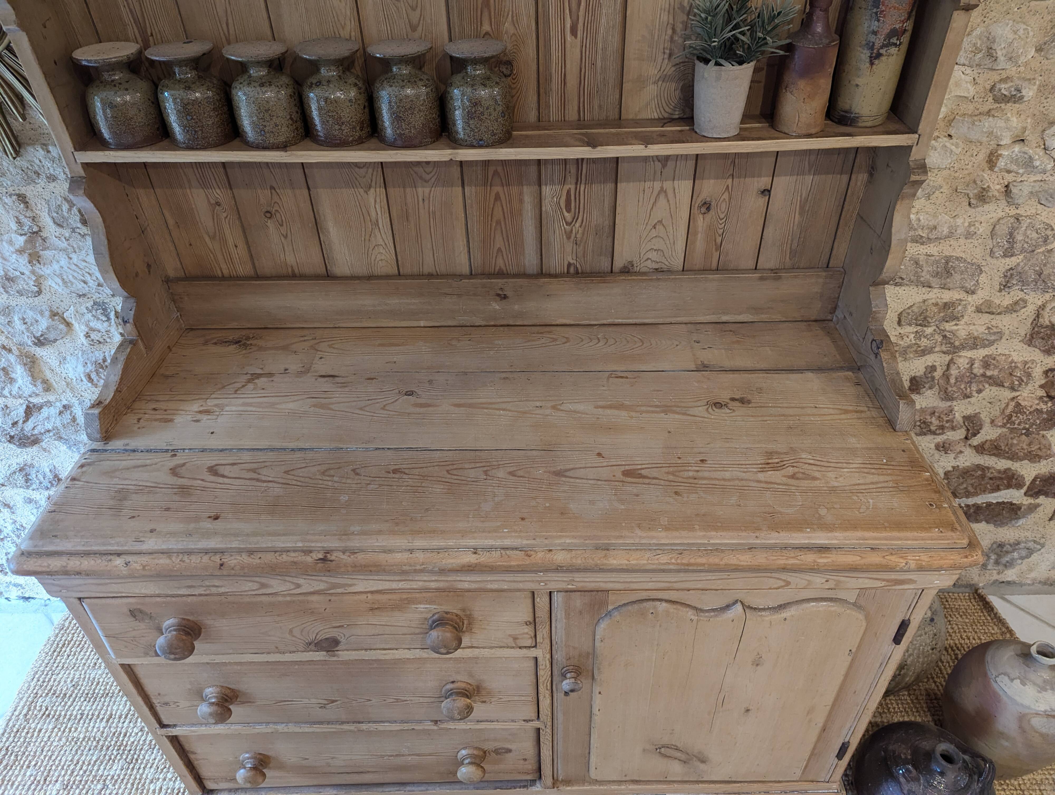 Antique dresser in pitch pine