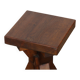 Pair of solid oak stools, French craftsmanship, 1960.