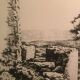 Illustration/signed paper print, framed, 60s/70s