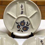 Saint-Amand Sologne - 6 Assiettes à fondue compartimentées