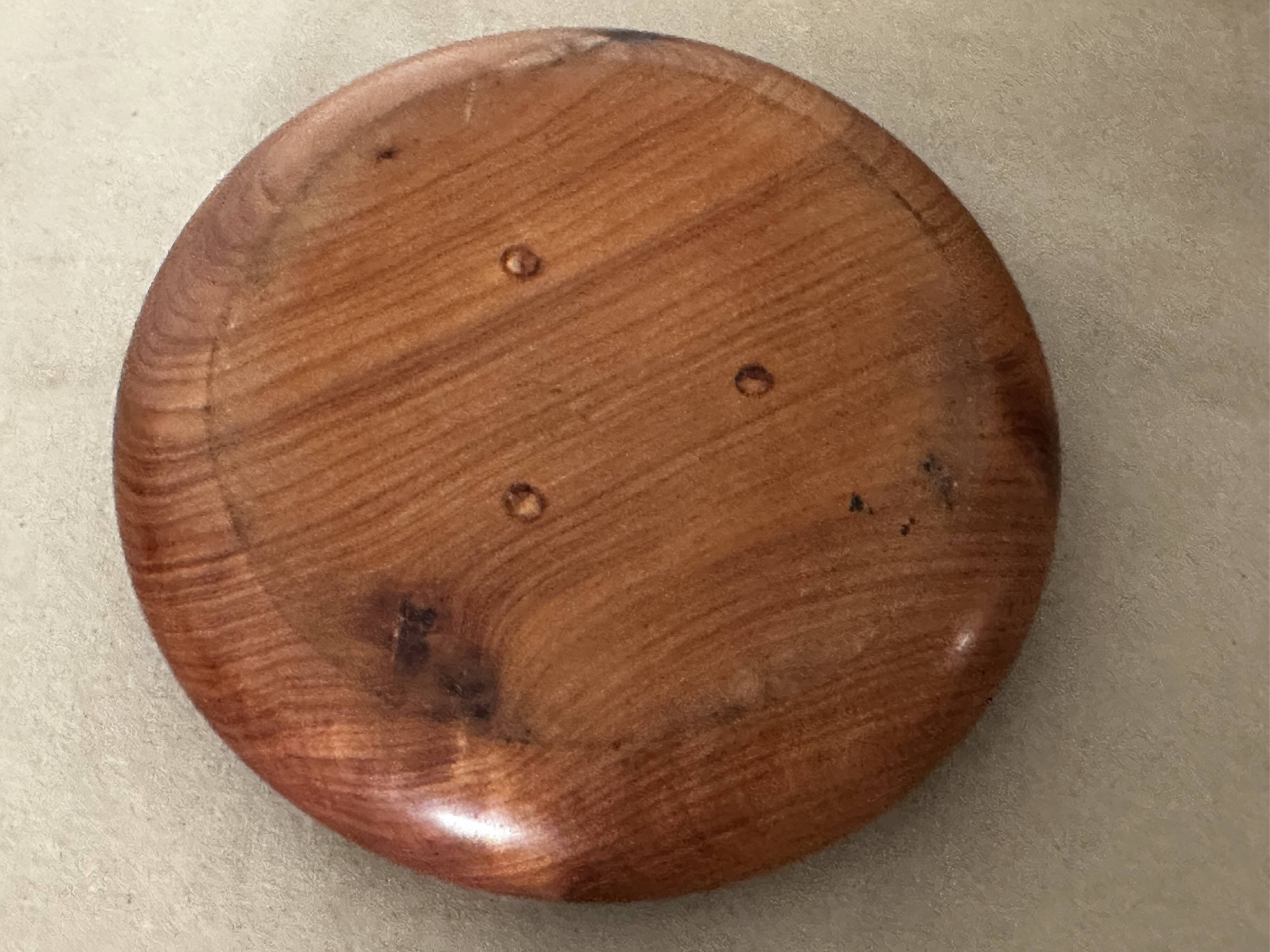 Solid Wood Ashtray/Trinket Tray - Vintage Handcrafted