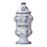 Pot d'apothicaire pharmacie en faience