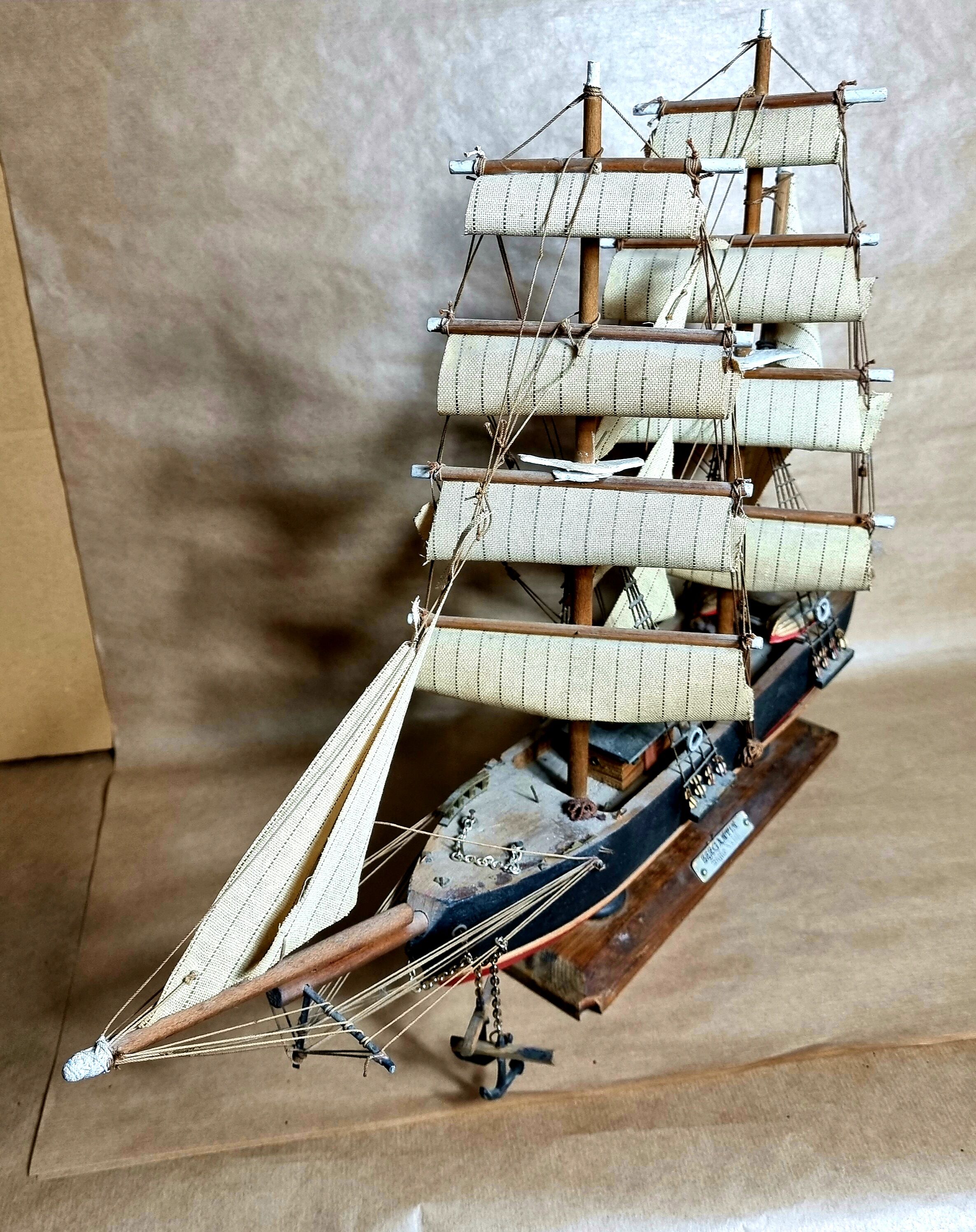 Old boat model