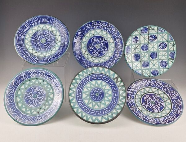 Service de 6 assiettes Robert Picault - Vallauris