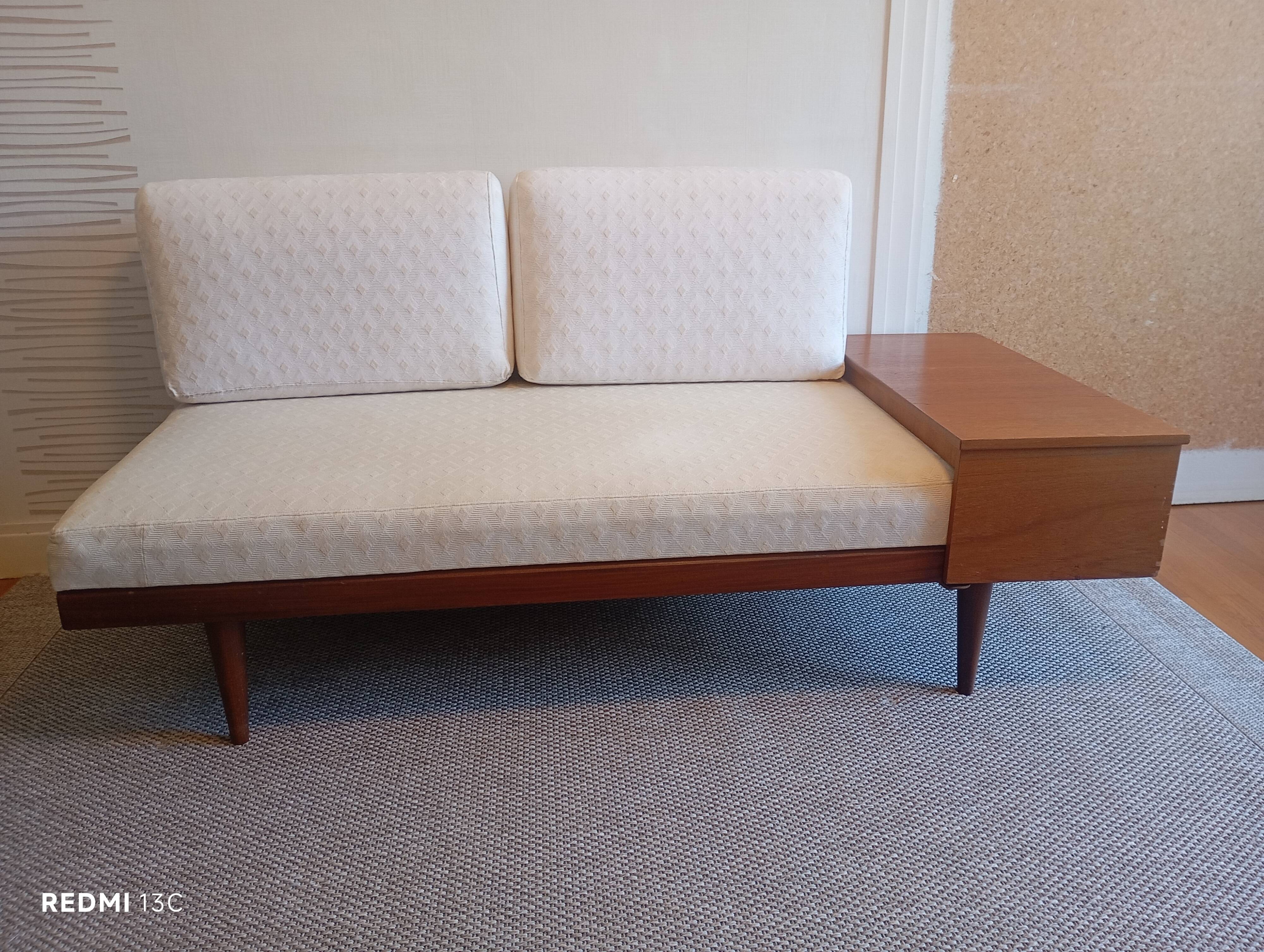 Teak daybed sofa, design Ingmar Relling