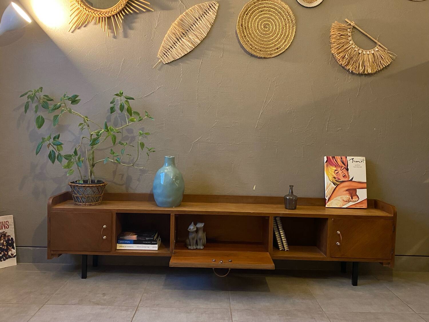 Vintage sideboard from the 60s (shallow)