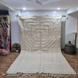 Handmade wool Berber rug 300 x 200 cm