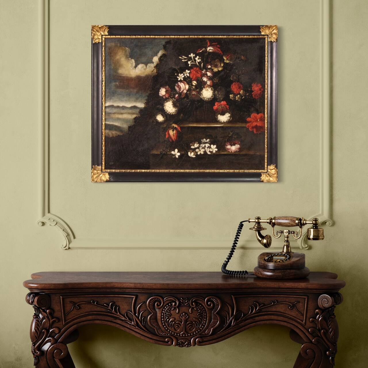 Italian still life painting from 18th century