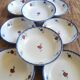 Digoin vintage calotte plates, Mary-Lou