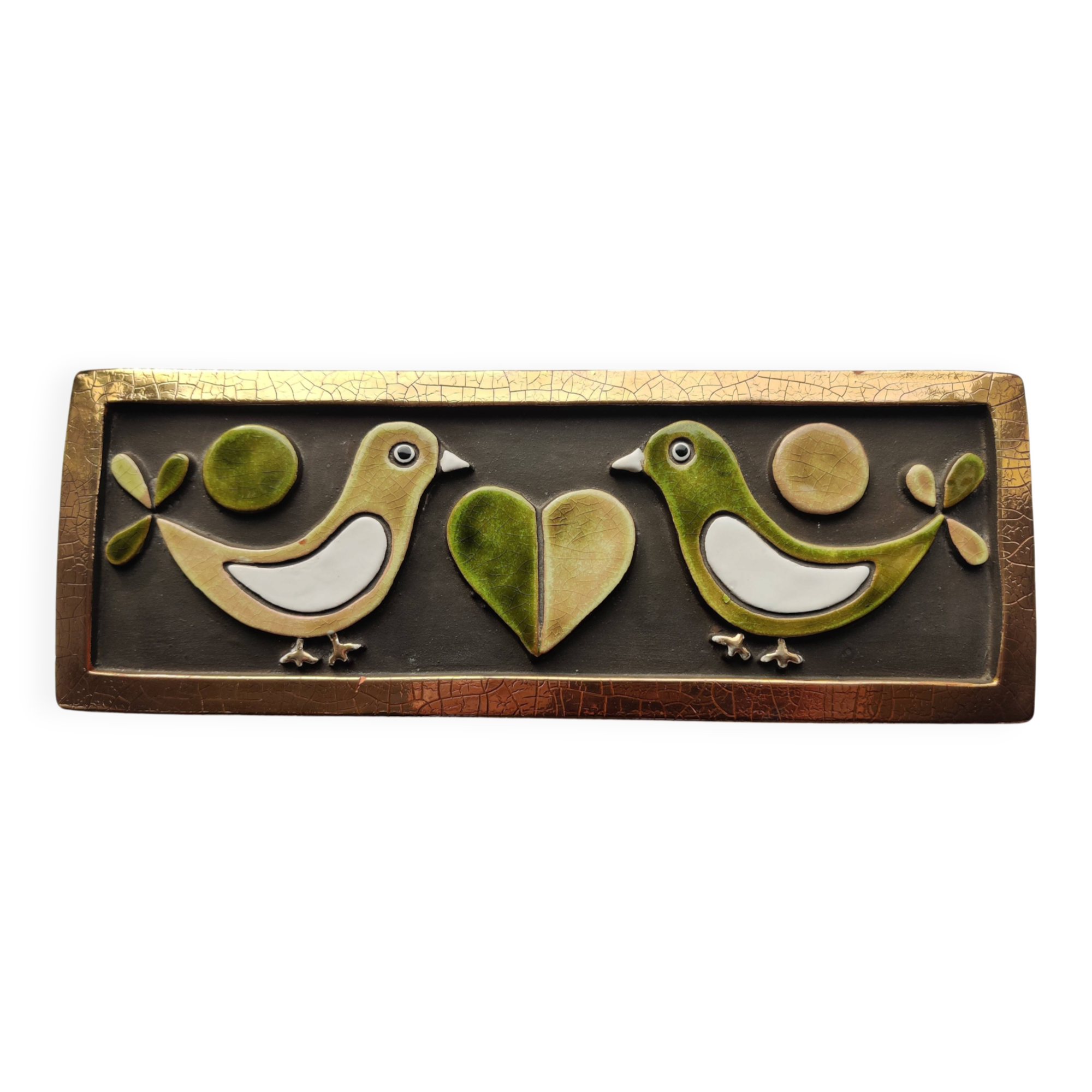 Coffret, boîte à bijoux "colombes" Mithé Espelt