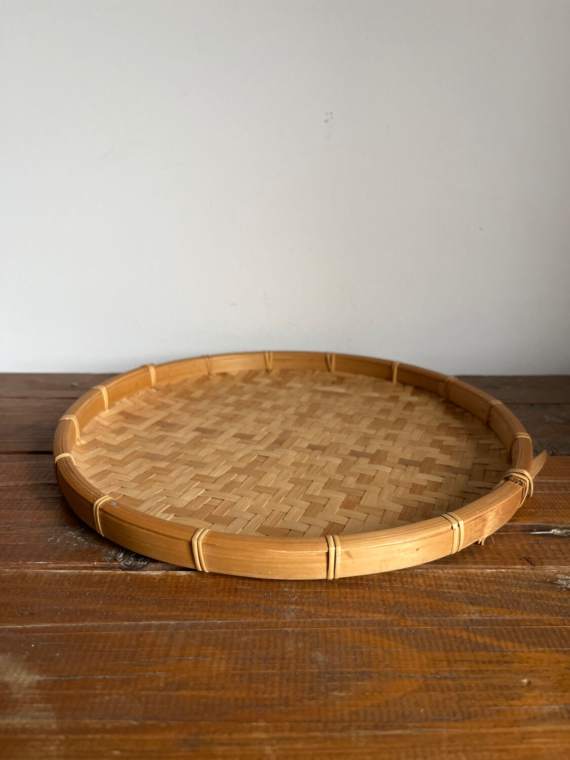 Rattan tray
