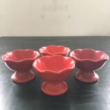 Set of 4 ice cream cups
