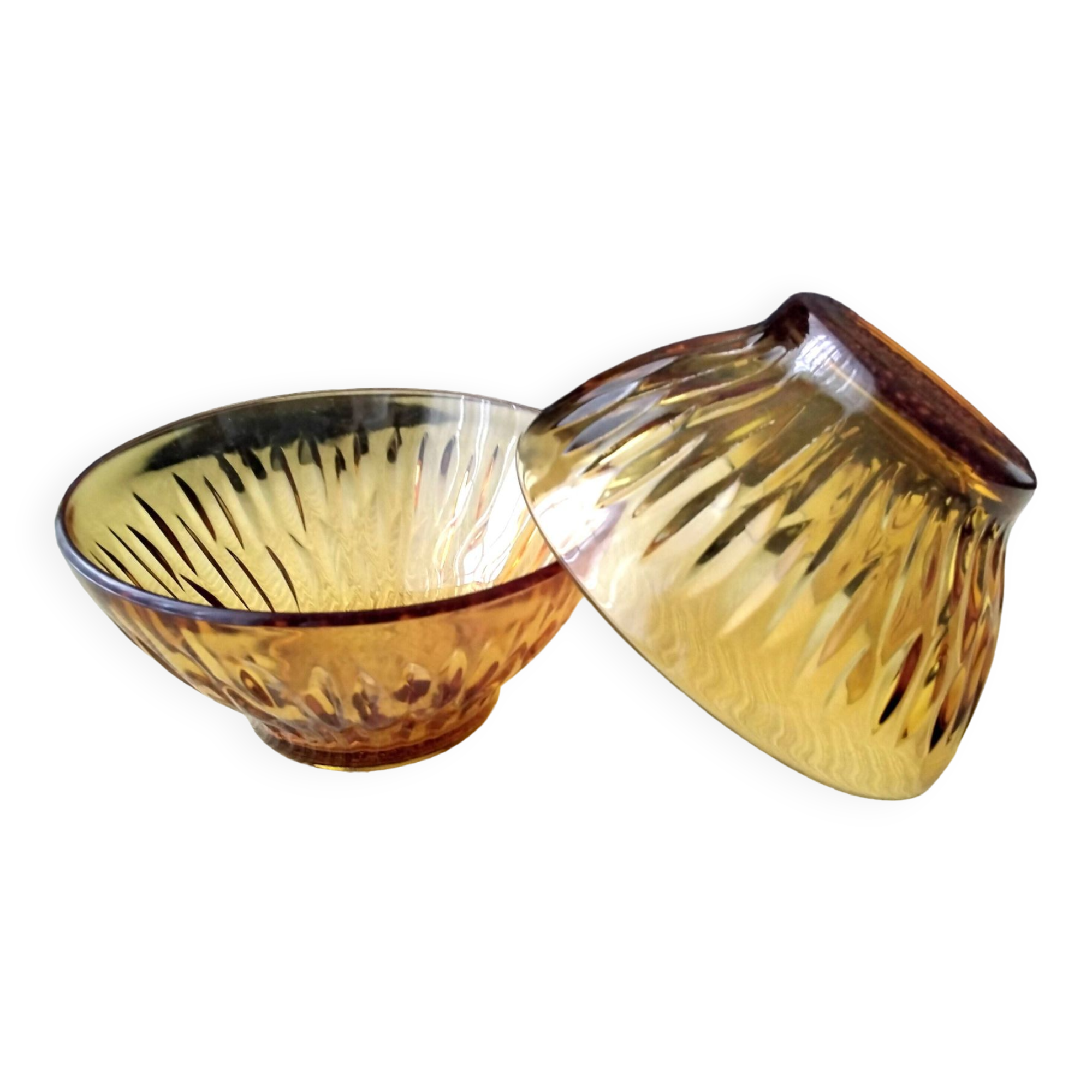 2 Véréco tempered glass bowls