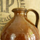 Brown pitcher in glazed terracotta, south west of France, 19th