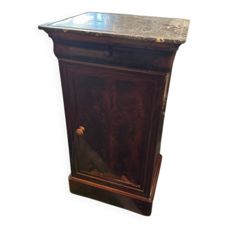 Louis Philippe mahogany bedside table