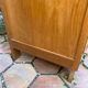 Vintage chest of drawers with compass feet