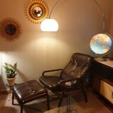 World map globe illumina 60s