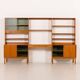Free standing wall unit with a desk by bertil fridhagen, sweden, 1960s
