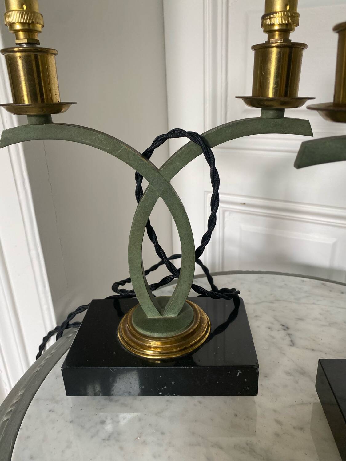 Pair of Art Deco lamps