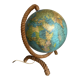 Globe lamp glass and rope 1960