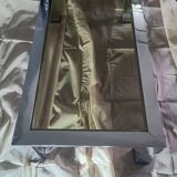Late 70s chrome steel coffee table