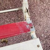 Set of 3 folding garden armchairs