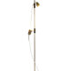 Francesco Fois by Goffredo Reggiani, brass floor lamp from 1974