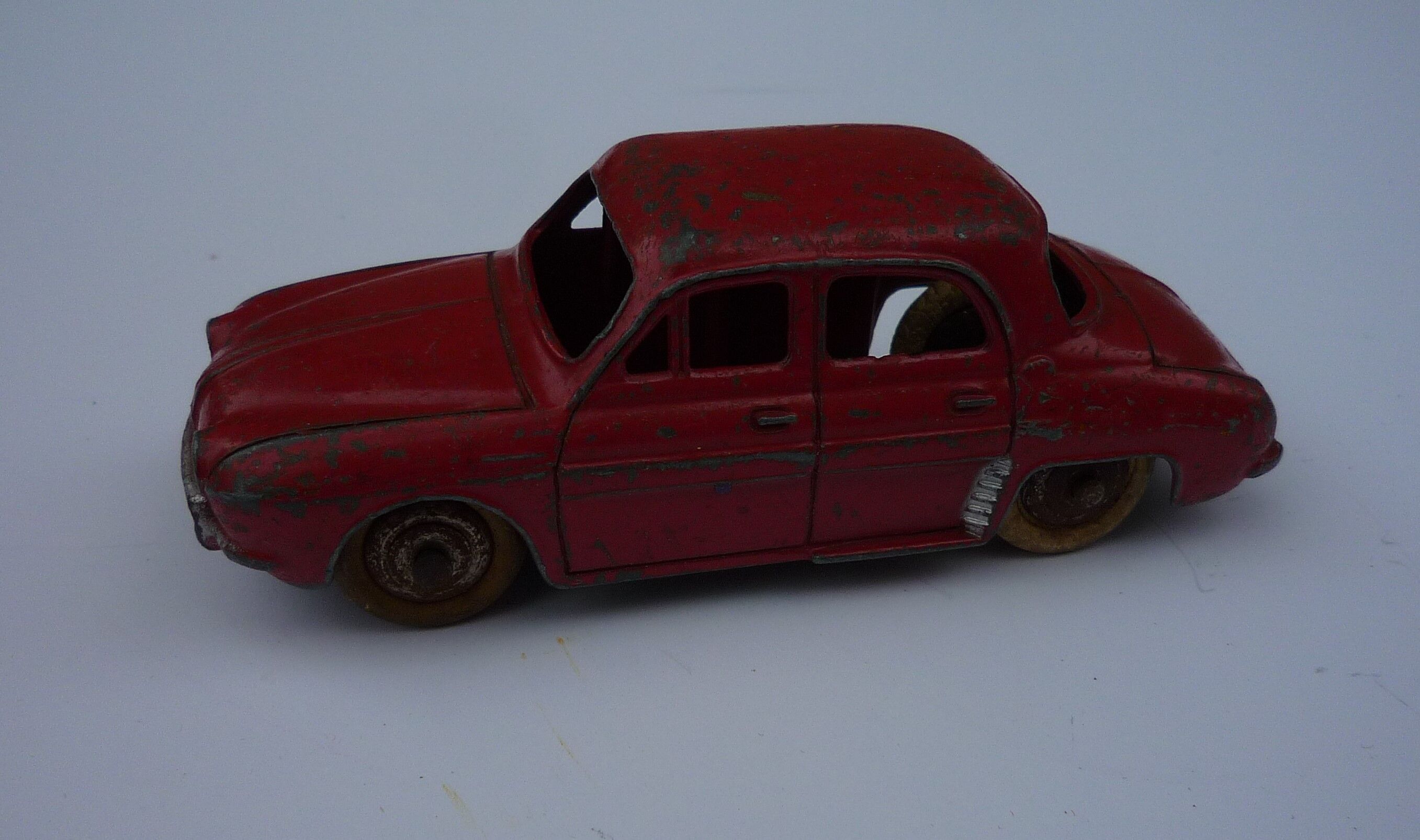 Vintage car Dinky Toys Renault Dauphine red