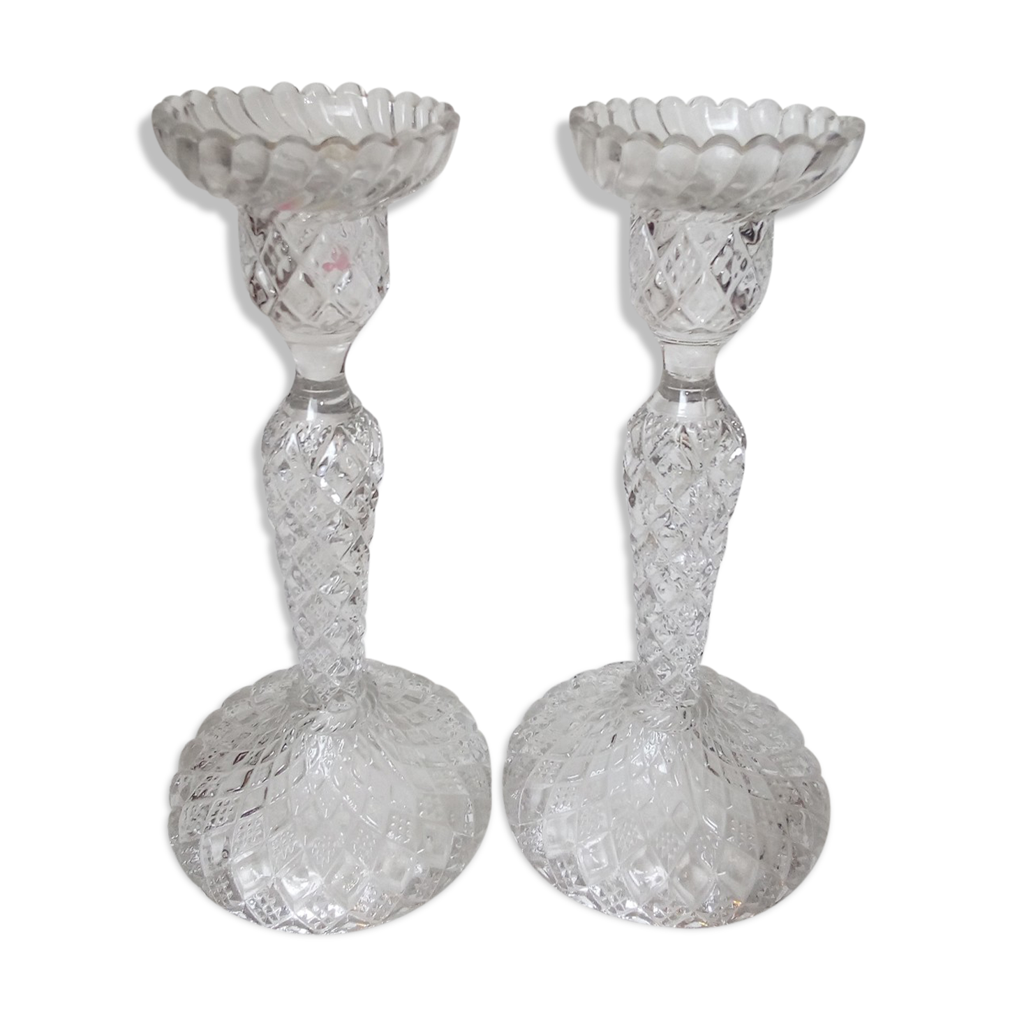 Pair of candlesticks way Crystal