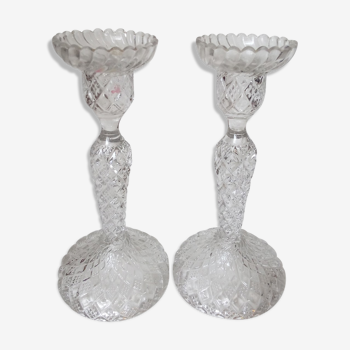 Pair of candlesticks way Crystal