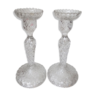 Pair of candlesticks way Crystal