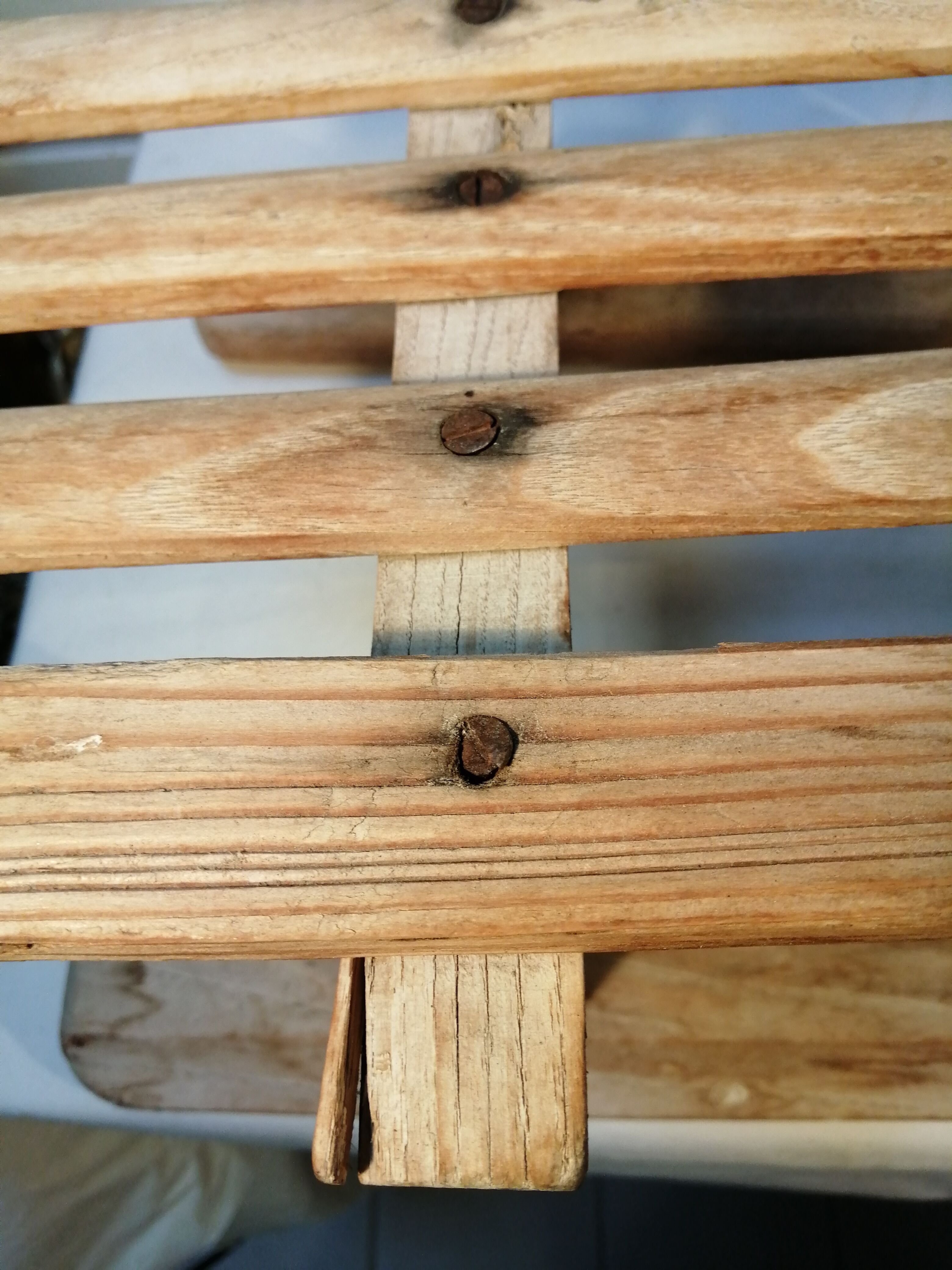 Old wooden sledge - vintage