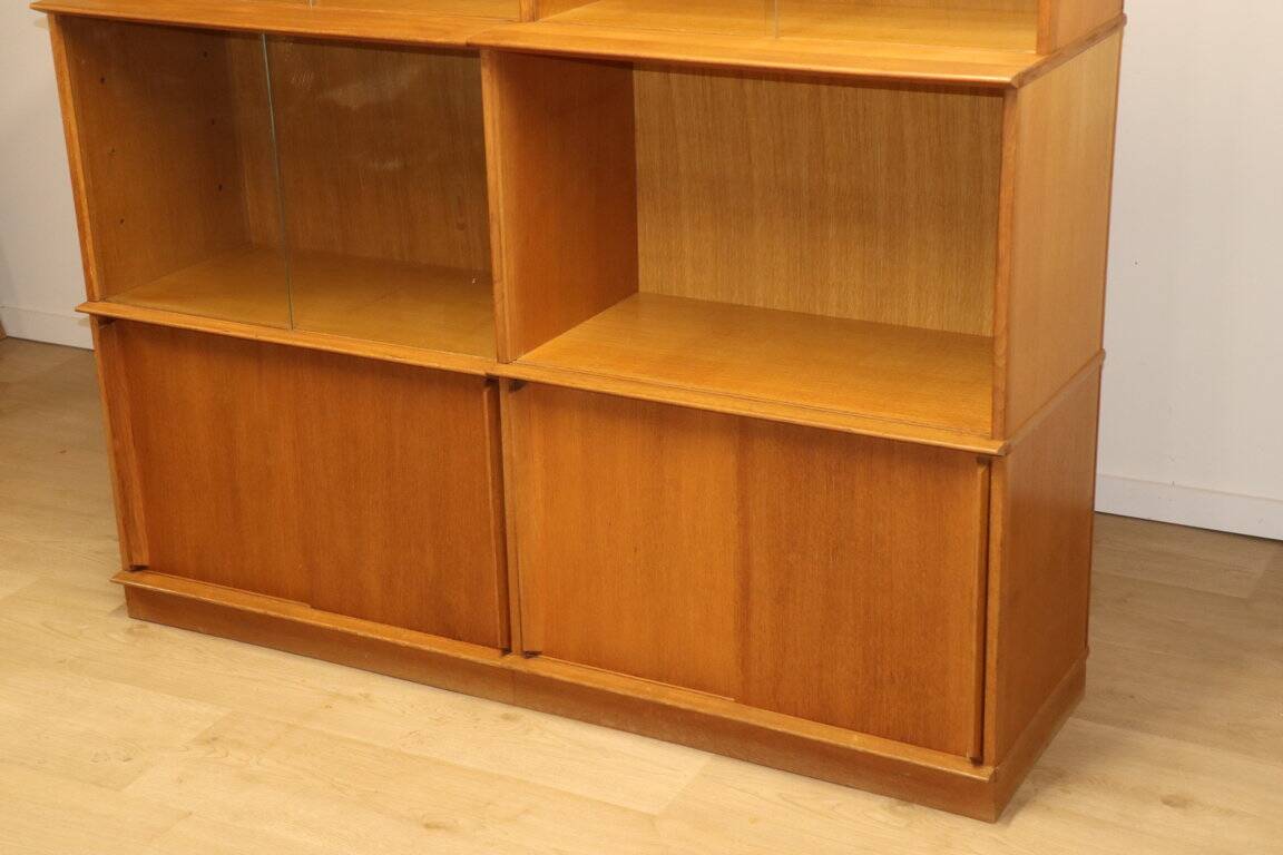 Vintage Oscar bookcase in oak, 1960s