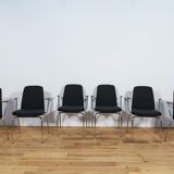 Danish Conference Armchairs, Cube Design, 2010s, Set of 6