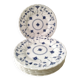 6 Churchill English Porcelain Dessert Plates Finland Pattern