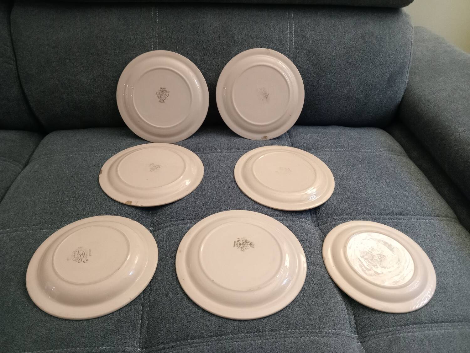 Set of Longwy Betty plates