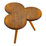 Clover table, solid wood