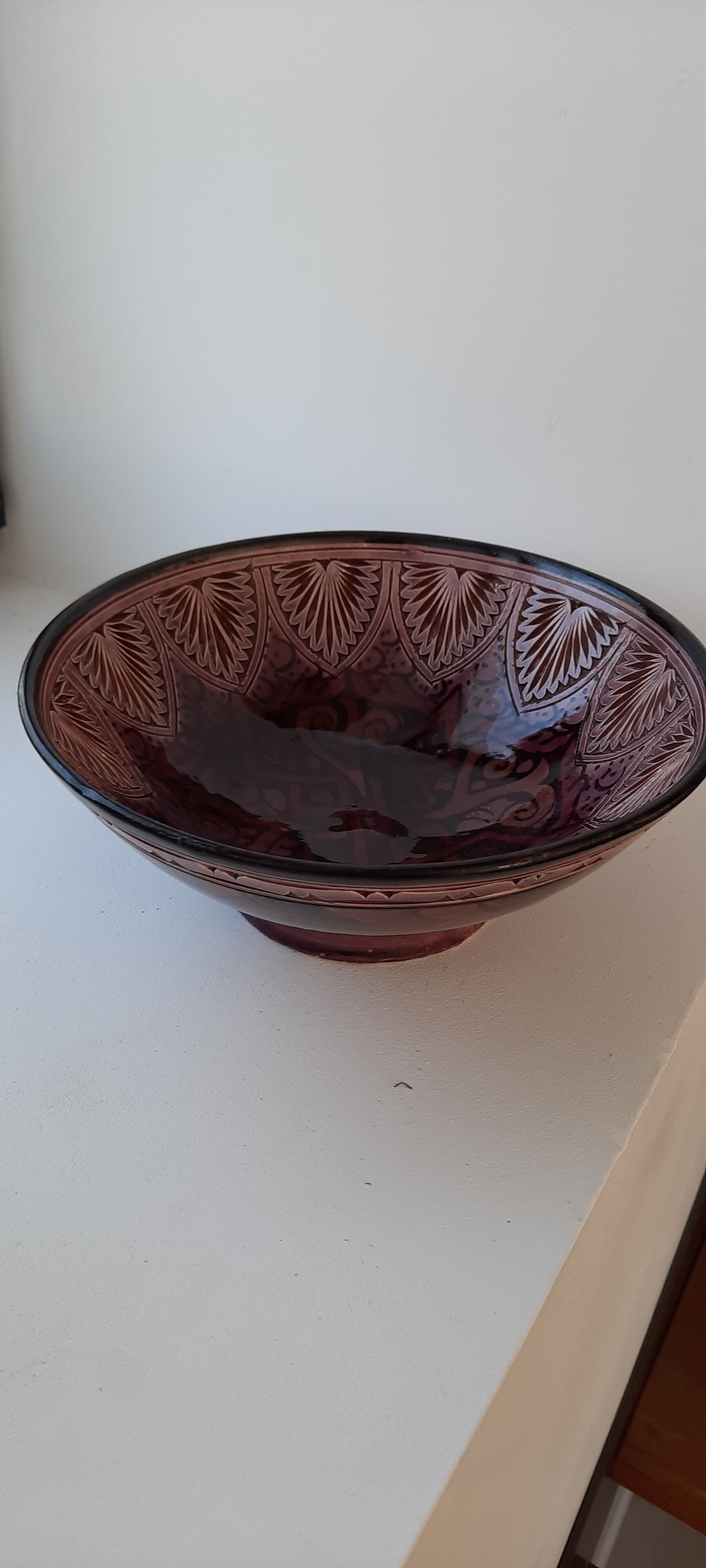 SAFI purple oriental dish