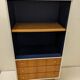 Vintage wooden storage cabinet / chest of drawers spindle feet / bookcase / column