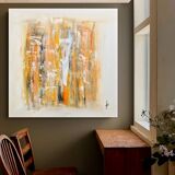 Abstract painting table