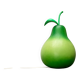 Lampe poire postmoderne, années 1970