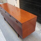 Rosewood and afromosia sideboard