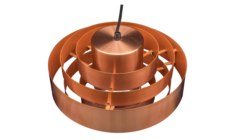 Hanging lamp copper by Jo Hammerborg for Fog & Morup