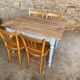 Table wood feet turned