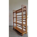 Folding bookseller's shelf