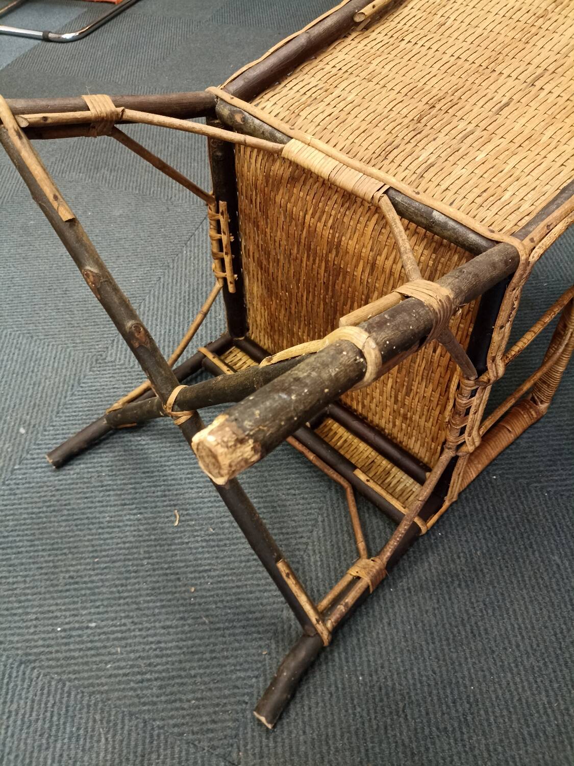 Belle Epoque rattan armchair